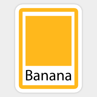 Banana Sticker